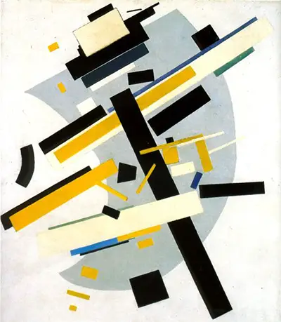 Supremus No 58 Yellow and Black Kazimir Malevich